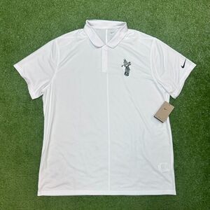 Nike Golf Dri-Fit Michigan State Spartans Sparty Golf Polo White Size XXL NWT